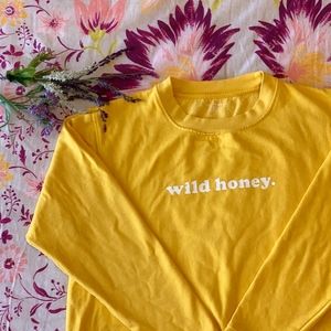 Wild Honey Crew Neck Sweatshirt
